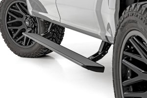 Ford F-150 Lightning Power Running Boards - Rough Country - HT-Series - 4WD - '22-'26